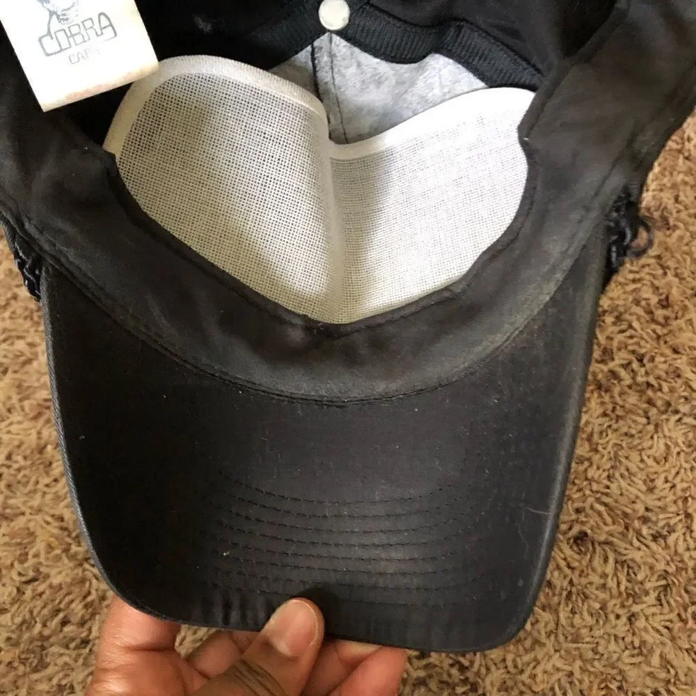Vintage Cobra Caps Life’s a Mountain Whitetop, Virginia Black Adjustable Basebal